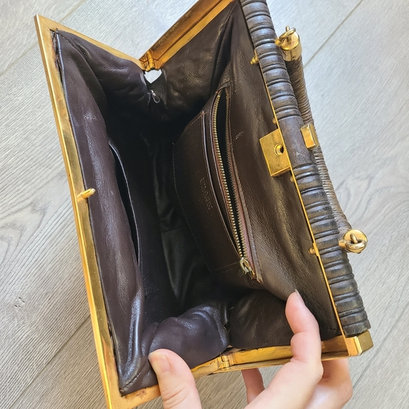 Vintage Roberta Di Camerino woven rattan bag - Picture 5 of 8